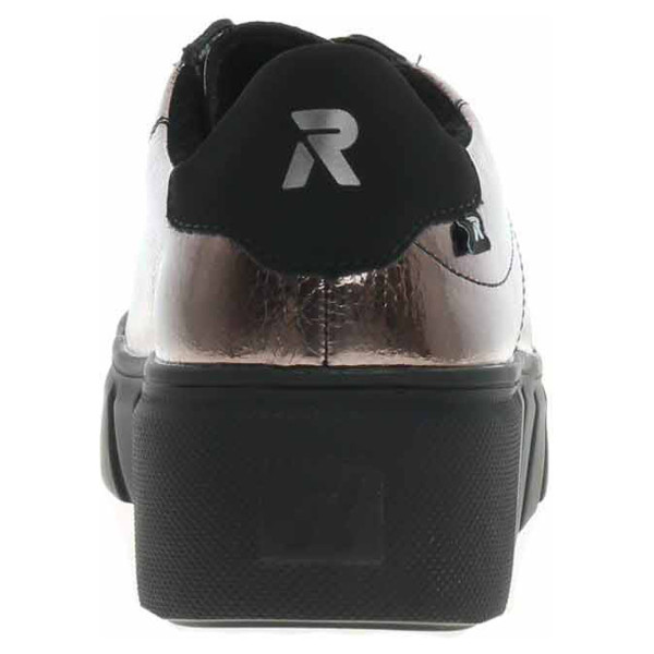 detail Dámské polobotky Rieker W2601-91 metallic