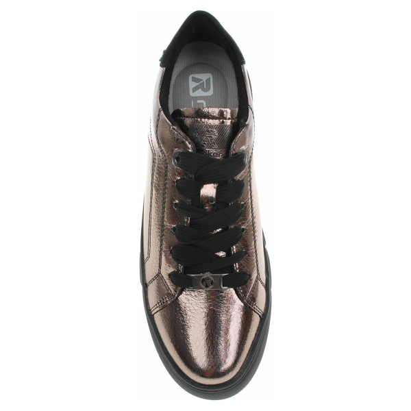 detail Dámské polobotky Rieker W2601-91 metallic