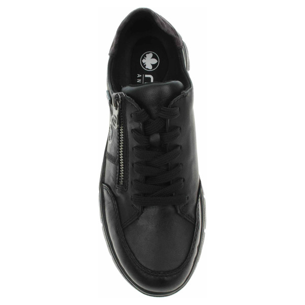 detail Dámské polobotky Rieker N1301-01 schwarz