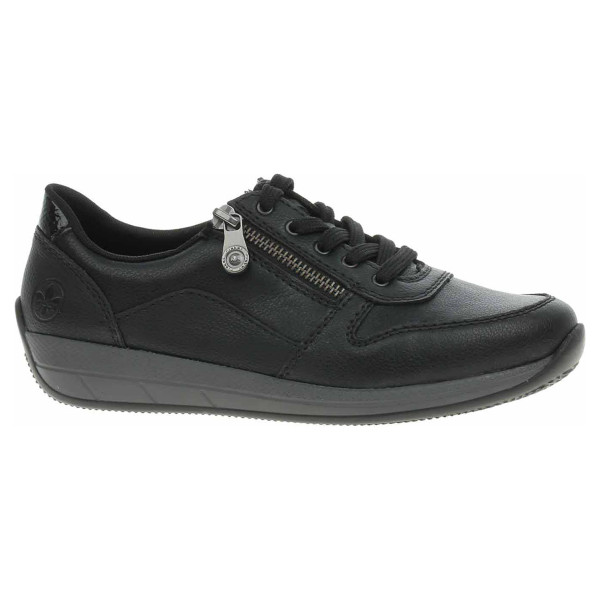 detail Dámské polobotky Rieker N1100-00 schwarz