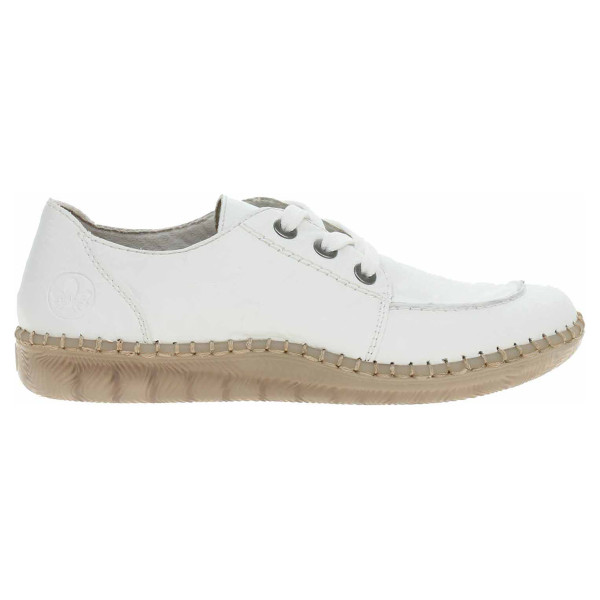 detail Dámské polobotky Rieker N2402-80 weiss