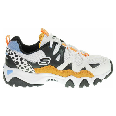 detail Skechers D´Lites 2.0 - Tidal Waves white-black-gold