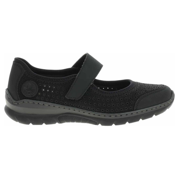 detail Dámské baleriny Rieker L32B5-00 schwarz