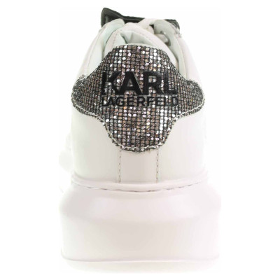 detail Dámská obuv Karl Lagerfeld KL62576 01S white lthr w-silver