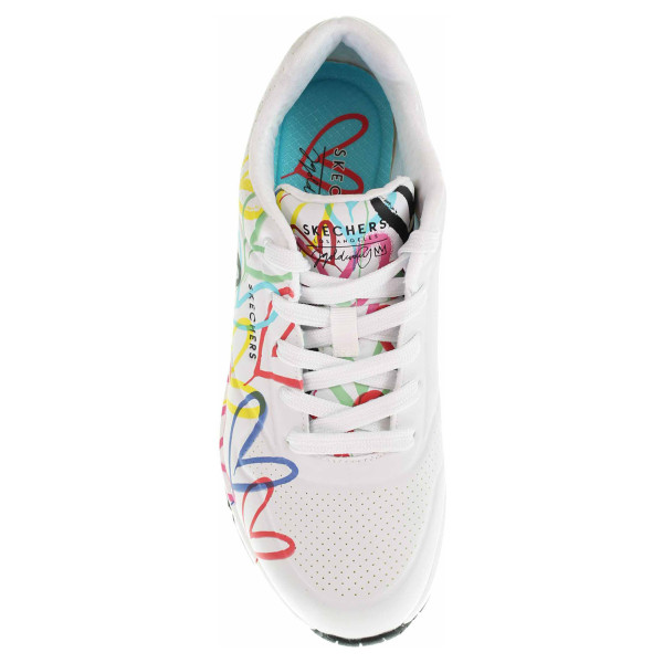 detail Skechers x JGoldcrown: Uno - Spread the Love white-multi