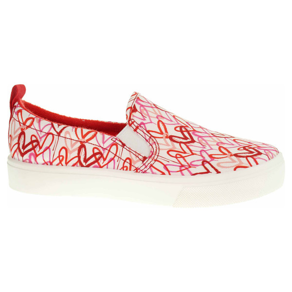 detail Skechers Poppy - Drippin Love white-red-pink