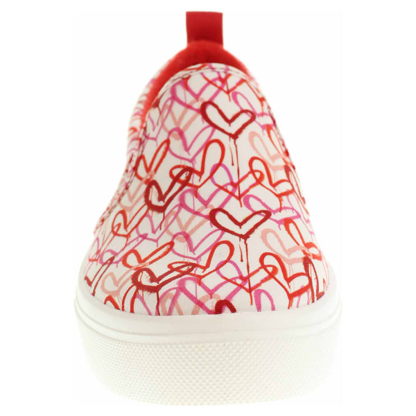 detail Skechers Poppy - Drippin Love white-red-pink
