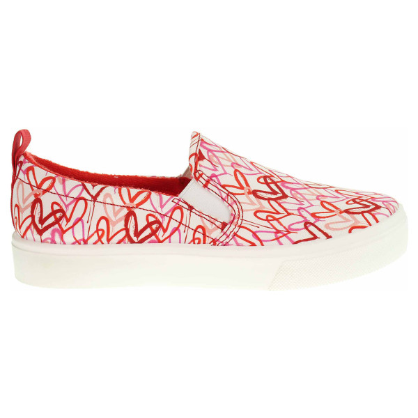 detail Skechers Poppy - Drippin Love white-red-pink