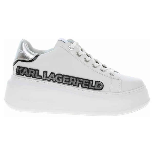 detail Dámská obuv Karl Lagerfeld KL63522 01S white lthr-silver