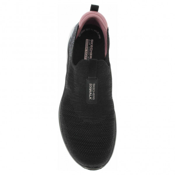 detail Skechers Go Walk 6 - Glimmering black-pink