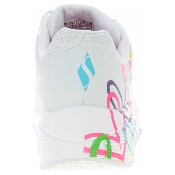 detail Skechers Uno - Highlight Love white - multi