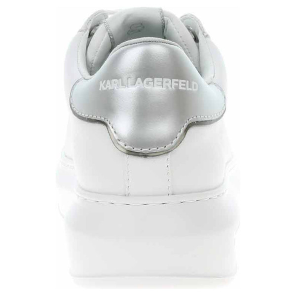 detail Dámská obuv Karl Lagerfeld KL62576K Kapri White Lthr w-Silver
