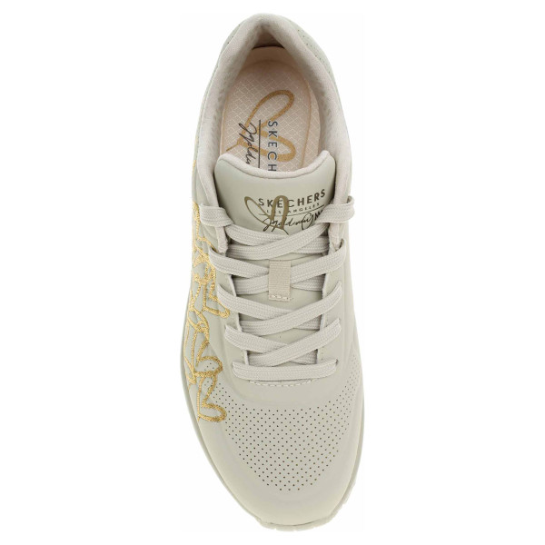 detail Skechers JGoldcrown: Uno - Golden Heart natural-gold