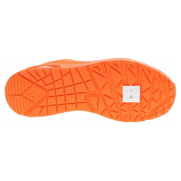 detail Skechers Uno - Night Shades neon-orange