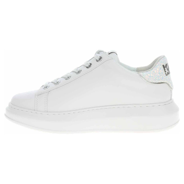 detail Dámská obuv Karl Lagerfeld KL62510G 01S White Lthr w-Silver