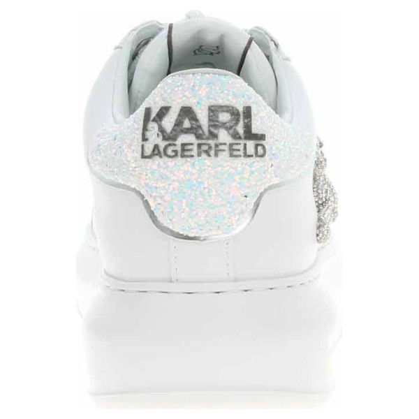 detail Dámská obuv Karl Lagerfeld KL62510G 01S White Lthr w-Silver