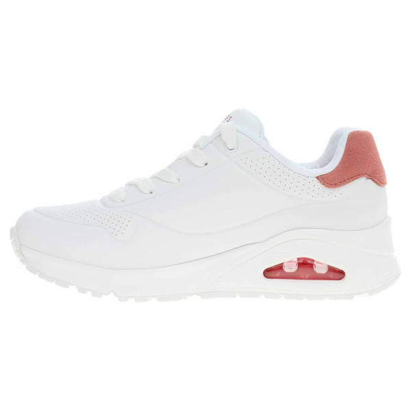 detail Skechers Uno - Pop Back white-hot coral