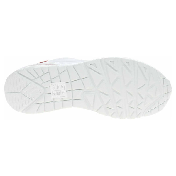 detail Skechers Uno - Pop Back white-hot coral