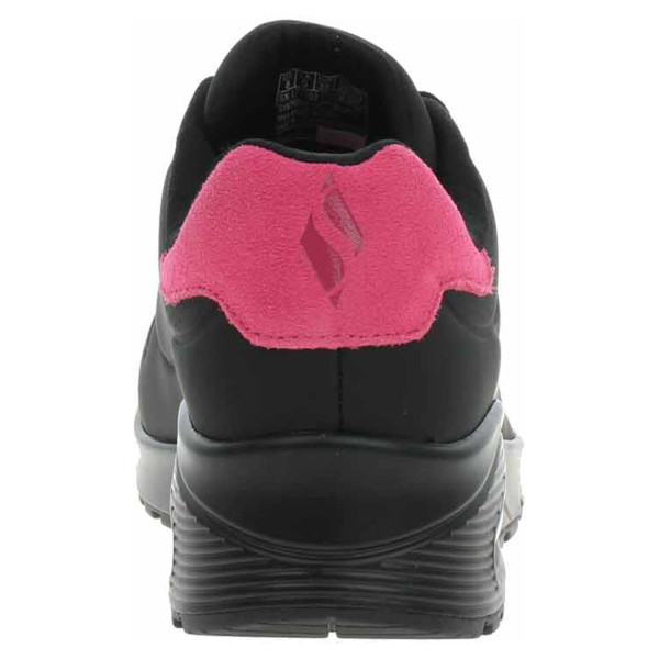detail Skechers Uno - Pop Back black-hot pink