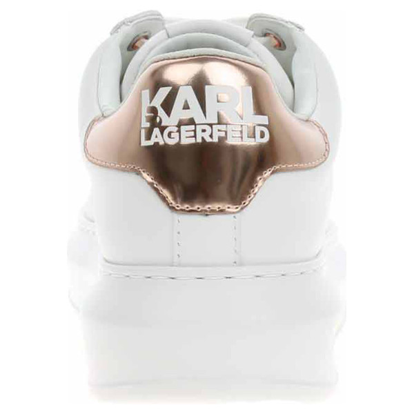 detail Dámská obuv Karl Lagerfeld KL62538 01P white lthr w-pink