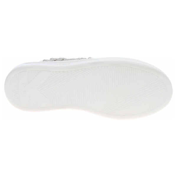 detail Dámská obuv Karl Lagerfeld KL62511G 01S white lthr w-silver