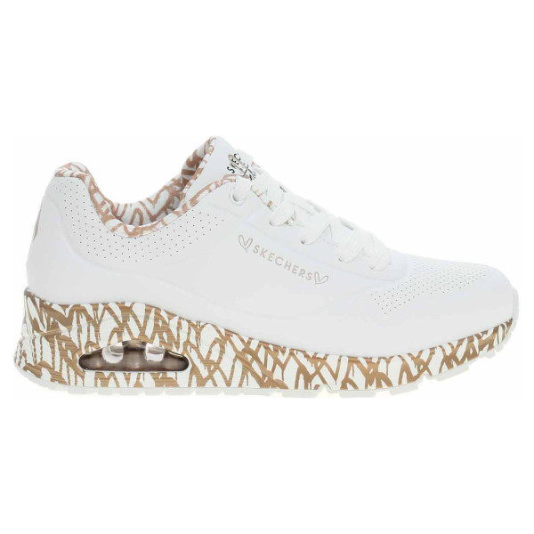 detail Skechers x JGoldcrown: Uno - Loving Love white