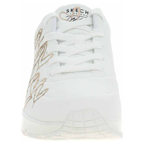 detail Skechers JGoldcrown: Uno - Golden Heart white rose