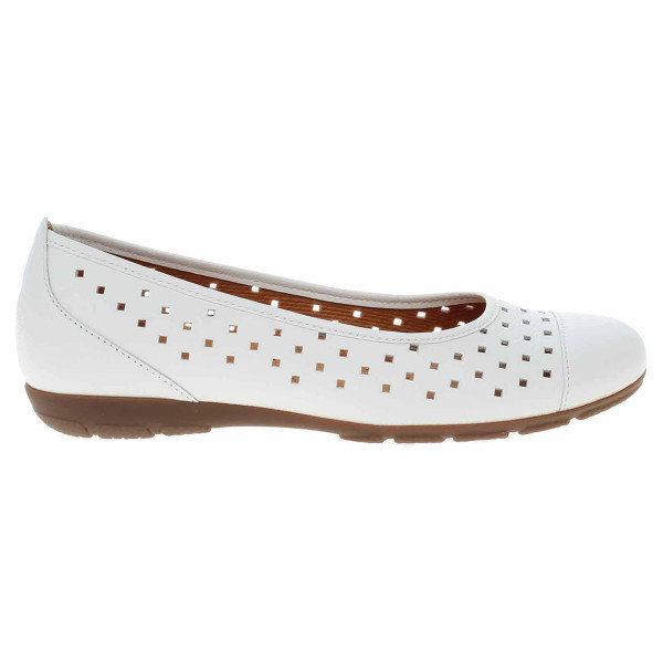 detail Dámské baleriny Gabor 44.169.21 weiss