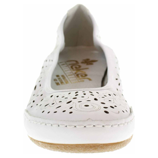 detail Dámské baleriny Rieker 41460-80 weiss