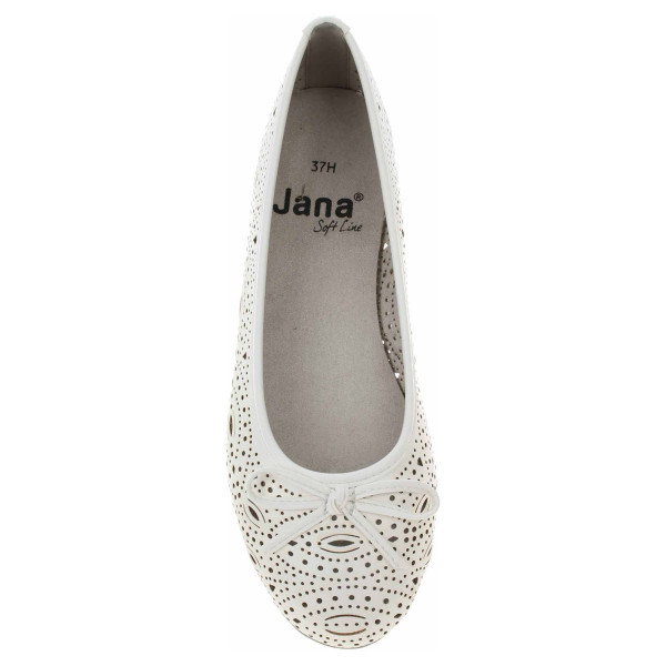 detail Dámské baleriny Jana 8-22166-20 white