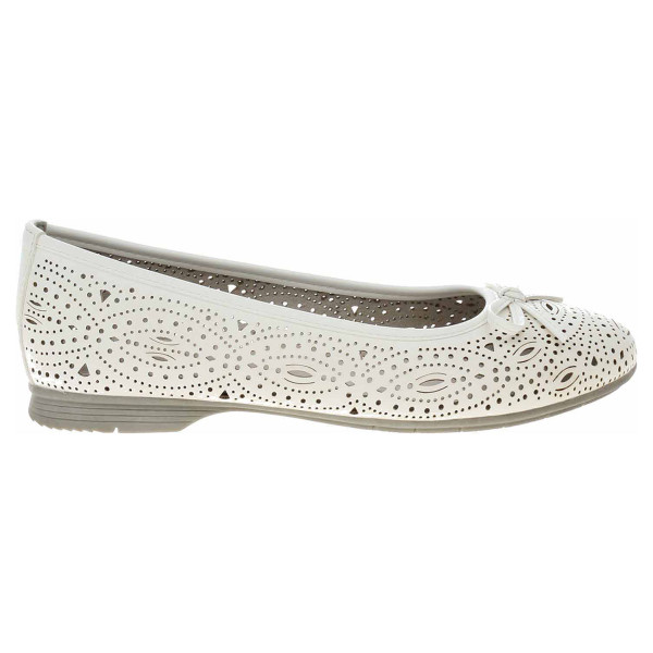 detail Dámské baleriny Jana 8-22166-20 white