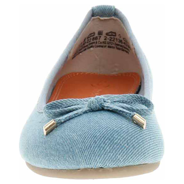 detail Dámské baleriny Marco Tozzi 2-22136-42 lt.blue jeans