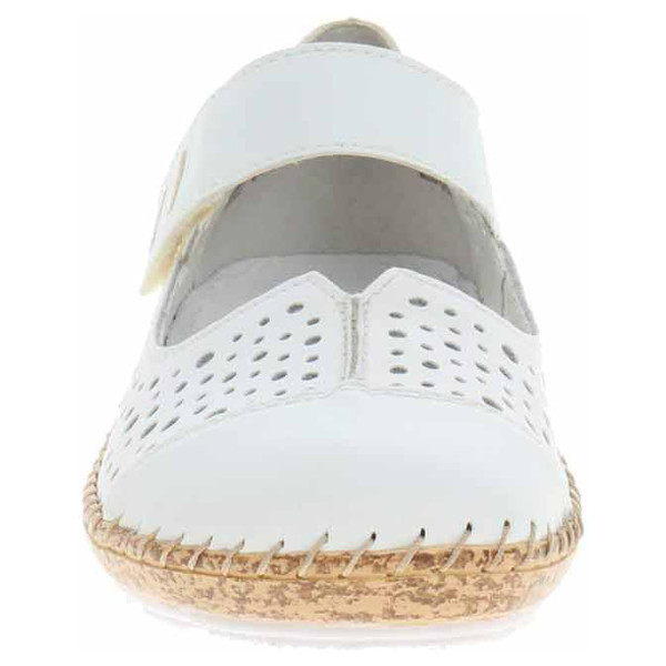 detail Dámské baleriny Rieker 44880-80 weiss