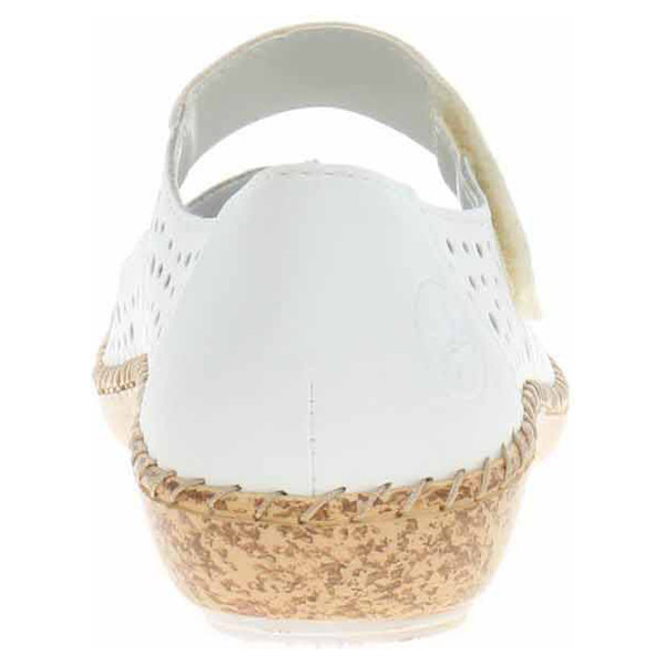 detail Dámské baleriny Rieker 44880-80 weiss