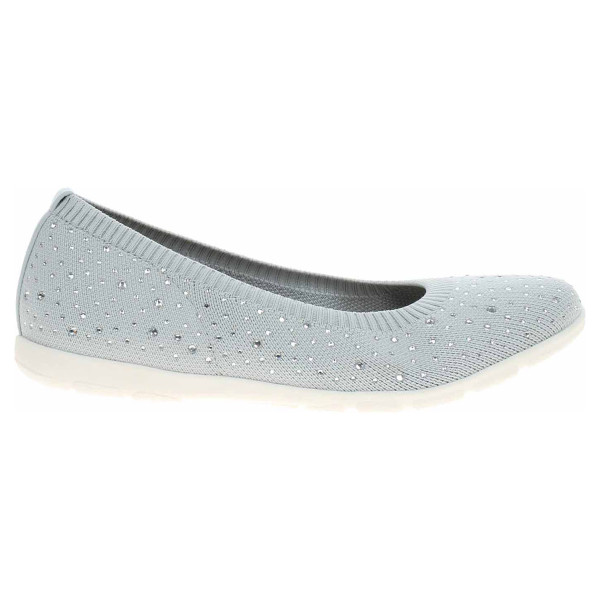detail Dámské baleriny Caprice 9-22107-42 lt grey knit