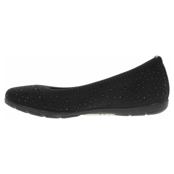 detail Dámské baleriny Caprice 9-22107-42 black knit