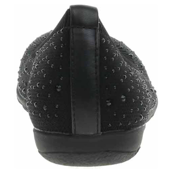 detail Dámské baleriny Caprice 9-22107-42 black knit