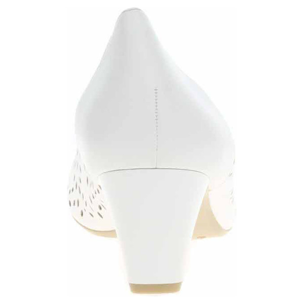 detail Dámské lodičky Caprice 9-22533-42 white nappa