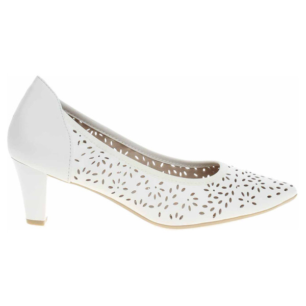 detail Dámské lodičky Caprice 9-22533-42 white nappa