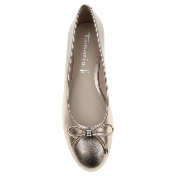 detail Dámské baleriny Tamaris 1-22105-44 light gold