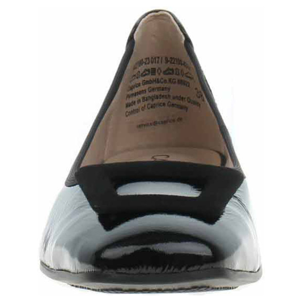 detail Dámské baleriny Caprice 9-22100-43 black naplak
