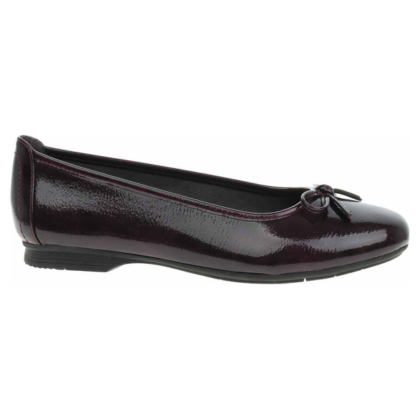 detail Dámské baleriny Jana 8-22163-41 dk purple pat