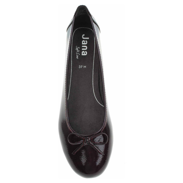 detail Dámské baleriny Jana 8-22163-41 dk purple pat