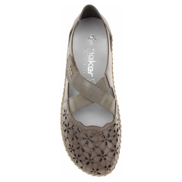 detail Dámské baleriny Rieker 44856-64 beige