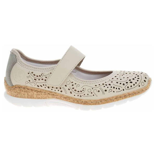 detail Dámské baleriny Rieker N4299-60 beige