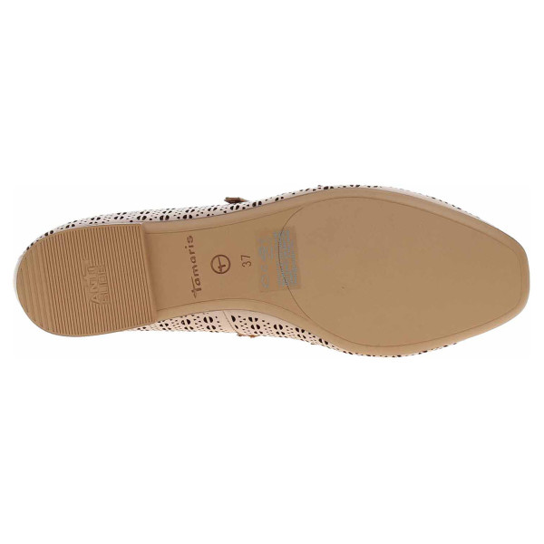 detail Dámské baleriny Tamaris 1-22132-46 nude struct.