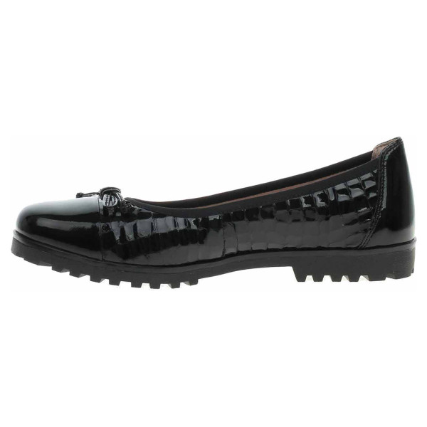 detail Dámské baleriny Caprice 9-22150-45 black croco
