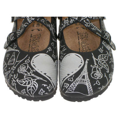 detail Birkis Dorian zdravotní pantofle 536493 černá