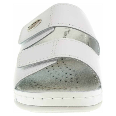 detail Dámské pantofle Tamaris 1-27510-26 white leather