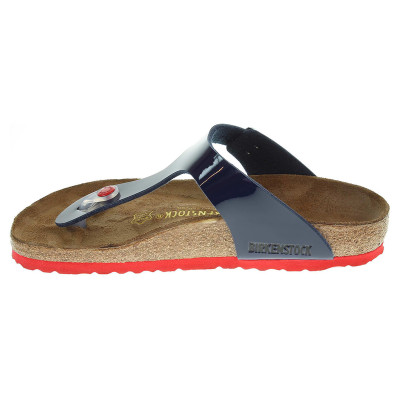 detail Dámské pantofle Birkenstock Gizeh 845881 modré